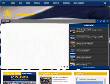 Tablet Screenshot of fcvalencia.com